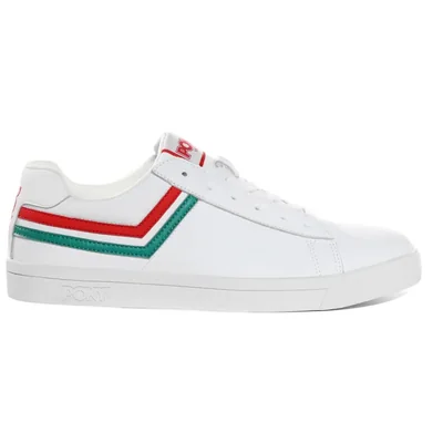 TENIS PONY RACER TRI COLOR HOMBRE BLANCO 2057