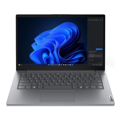 Laptop Lenovo V14 G5 IRL, Core 5 210H 2.2 GHz, 16 GB DDR5, 512 GB SSD, Pantalla 14" Full HD 1920x1080, Luna Grey, Windows 11 Pro