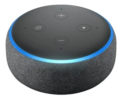 Echo Dot 3rd Gen con asistente virtual Alexa Petukita Box Negro.