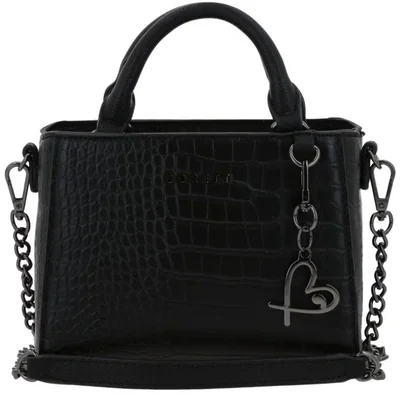 Bolso Satchel Negro Gorett