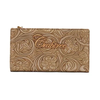 Cartera Beige Crabtree E3 923 Bg para Mujer