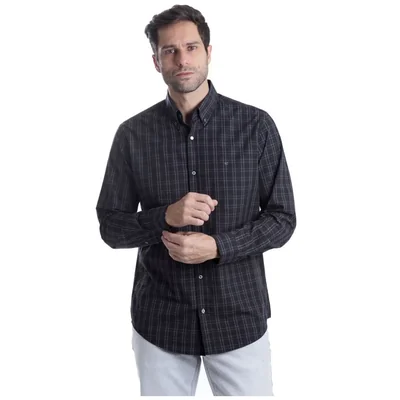 Camisa Regular Kenneth Cole Manga Larga para Hombre