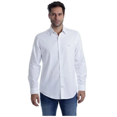 Camisa Regular Kenneth Cole Manga Larga para Hombre