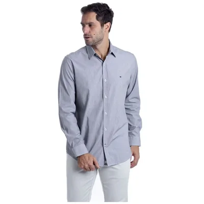Camisa Regular Kenneth Cole Manga Larga para Hombre