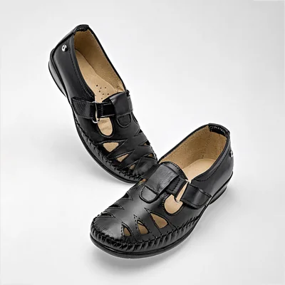 CONFORT PISO CERRADO 3 CM MUJER Mora Confort NAVIA NEGRO