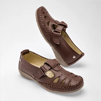 CONFORT PISO CERRADO 3 CM MUJER Mora Confort NAVIA CAFE