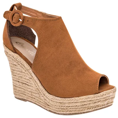 SANDALIA CUÑA Y PLATAFORMA 10 CM MUJER Crivelli 7010067 CAMEL
