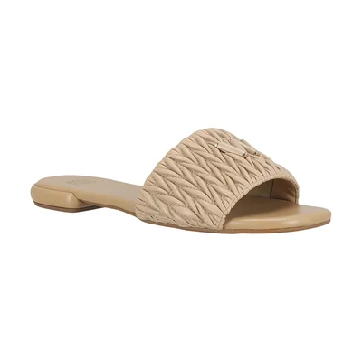 Sandalia Aplicación Herraje Westies Beige para Mujer
