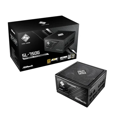Fuente De Alimentación Asrock Sl-750g 750w Totalmente Modular 80 Plus Gold - Venta Internacional.