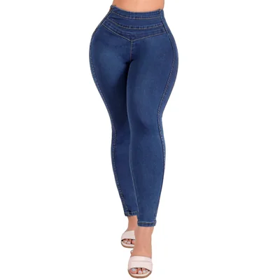 Jeans Dama Pantalones Mujer Colombiano Levanta Pompa Sea Brazil