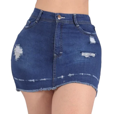 Short Falda Mezclilla Casual Sea Brazil Mujer