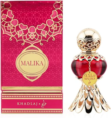 Khadlaj Maleka Red 20ml Perfume Aceite Concentrado Para Dama