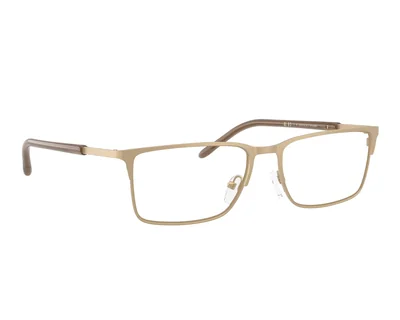 Armazón Oftálmico para Hombre Armani Exchange Rectangular Dorado