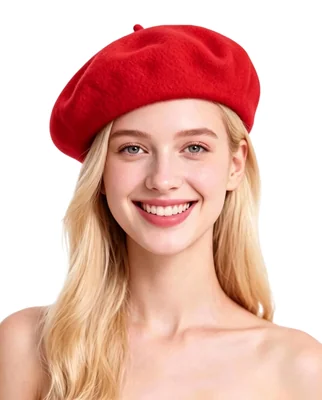 Boina Ckyptfk De Lana Sólido Para Mujer - Venta Internacional.