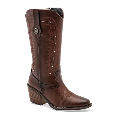 Wildcat Bota Vaquera Café Para  Mujer