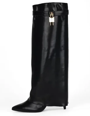 Botas Altas Rbcollection Negro Para Mujer