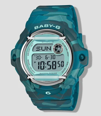 Reloj Baby-G BG-169 Camuflaje Y2K Casio Mujer