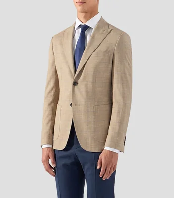 Saco de cuadros Hombre