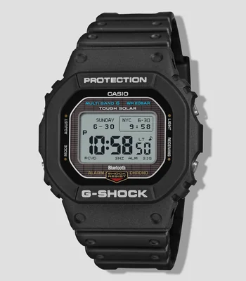 Reloj digital cuadrado GW-BX5600 con patrón de ladrillos Unisex