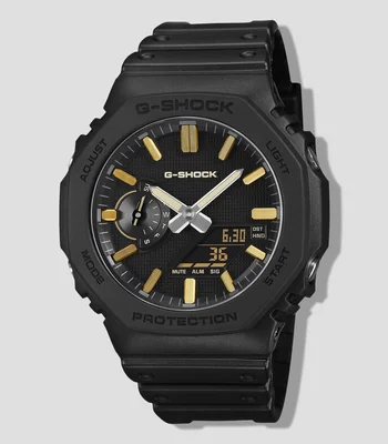 Reloj G-Shock Luxe Black Octagonal Plateado G-Shock Hombre