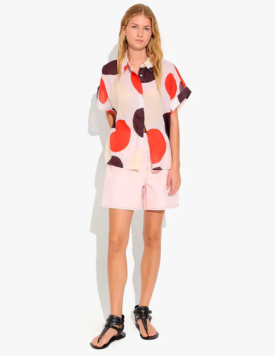 Camisa de algodón para mujer