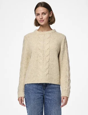 Suéter cuello redondo para mujer
