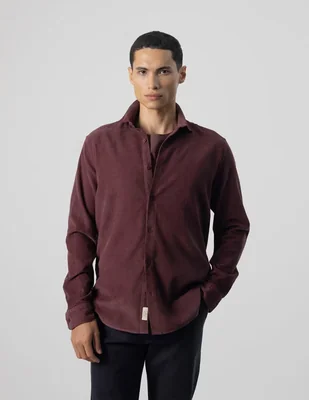 Camisa casual manga larga para hombre