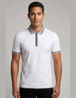 Playera cuello polo para hombre