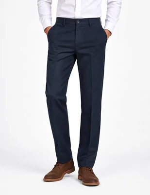 Pantalón casual regular de algodón para hombre