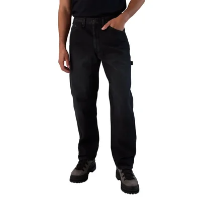 Jeans de Carpintero Dickies de Corte Relajado en Denim Negro