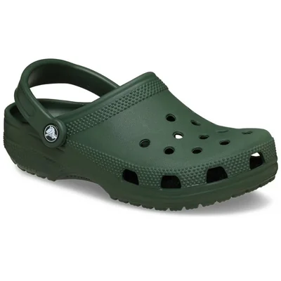 Sandalia Estilo Sueco Crocs Classic Verde para Hombre