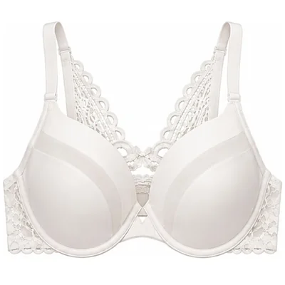 T-Shirt Bra Encaje en Espalda Vicky Form para Mujer