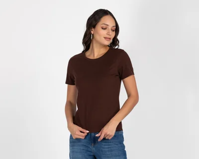 Playera Café Lucky Star para Mujer