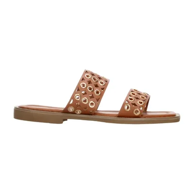Sandalias mujer efe café casual