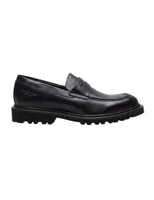 Mocasin Kenneth Cole Hombre Penny Loafer Piel Negro Formal