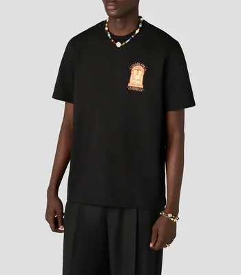 Playera cuello redondo manga corta lisa Hombre