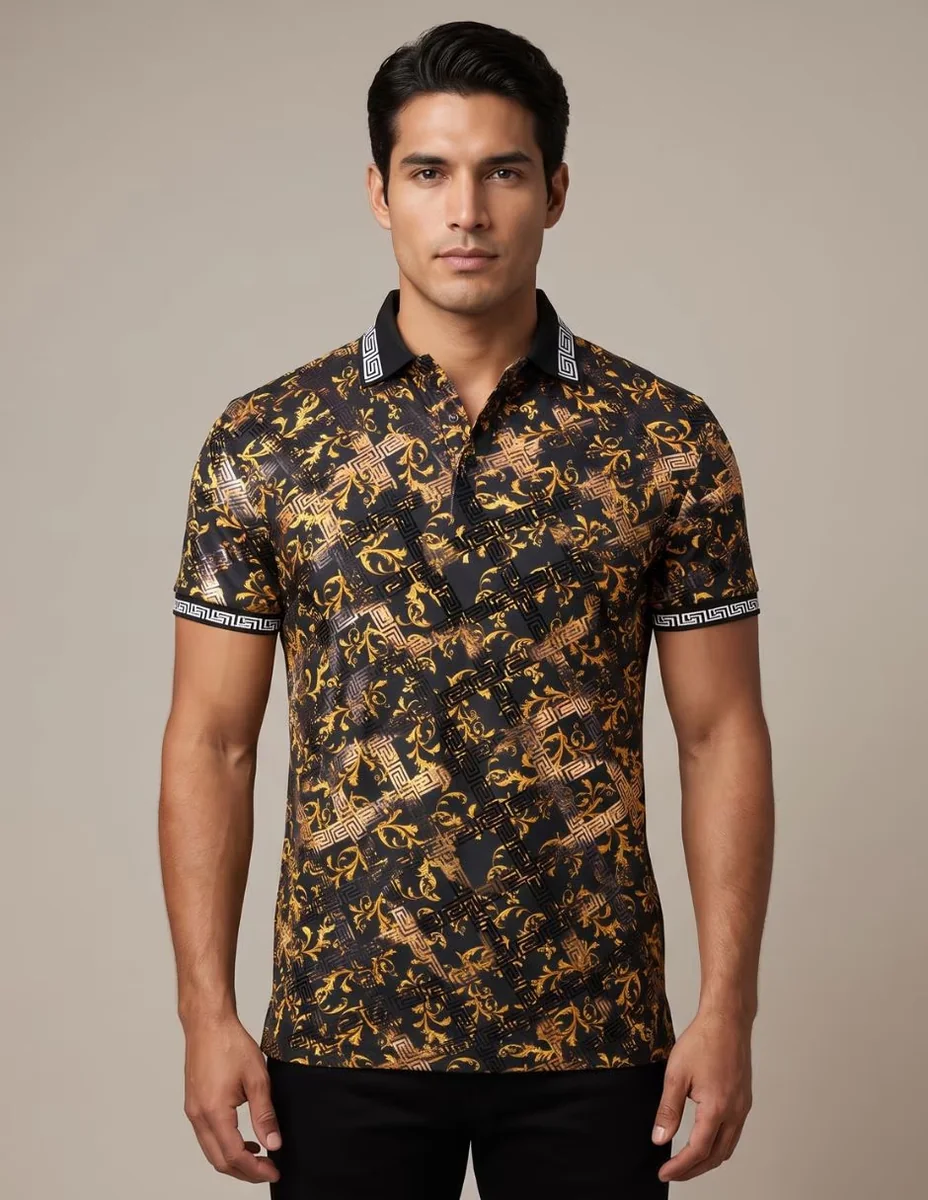 Playera cuello polo para hombre
