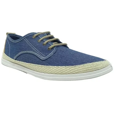 Alpargata Niagara Azul con Agujetas para Hombre