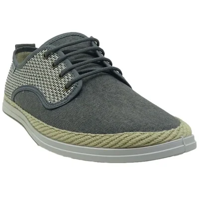 Alpargata Niagara Gris con Agujetas para Hombre