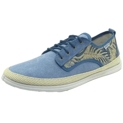 Alpargata Niagara Azul Diseño con Agujetas para Hombre