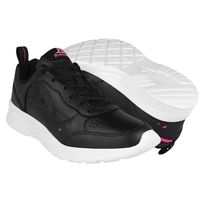 TENIS CASUALES DAMA PIRMA 8507-218 PIEL NEGRO