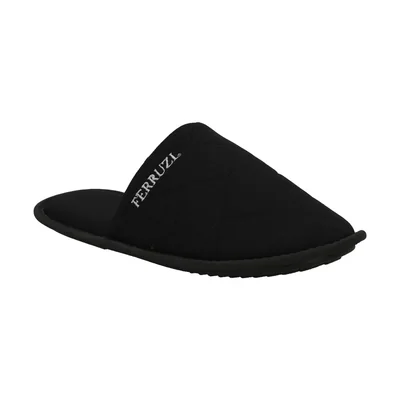 Pantufla Destalonada Ferruzi Negro para Hombre