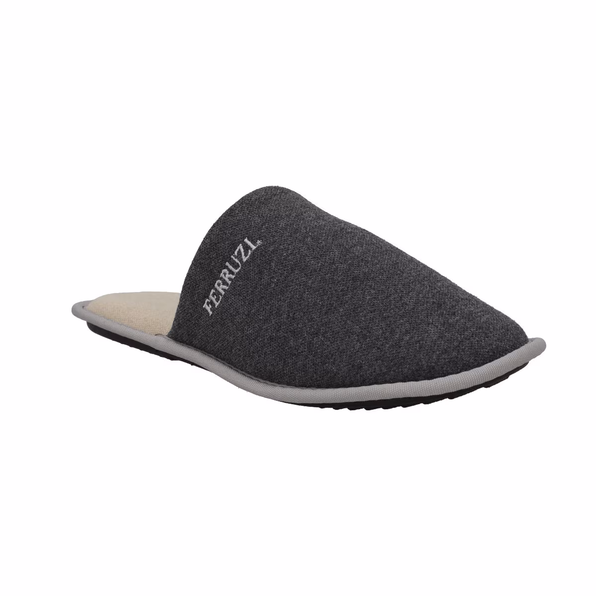 Pantufla Destalonada Ferruzi Gris para Hombre