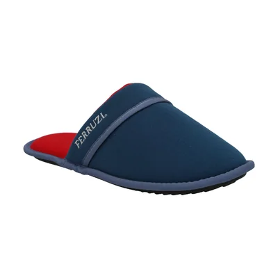 Pantufla Destalonada Ferruzi Azul para Hombre