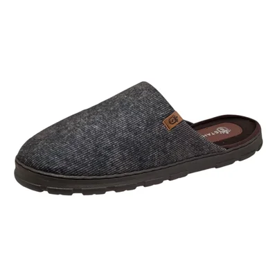 Pantufla Textura Stahl Café para Hombre