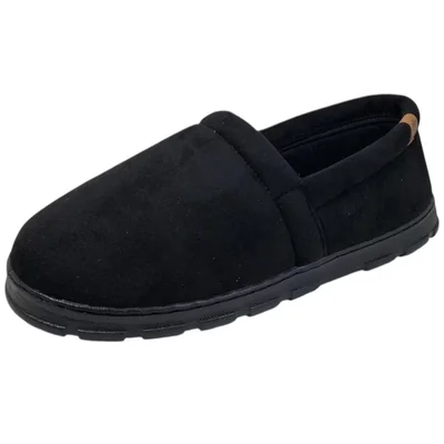 Pantufla Lisa Cerrada Stahl Negro para Hombre