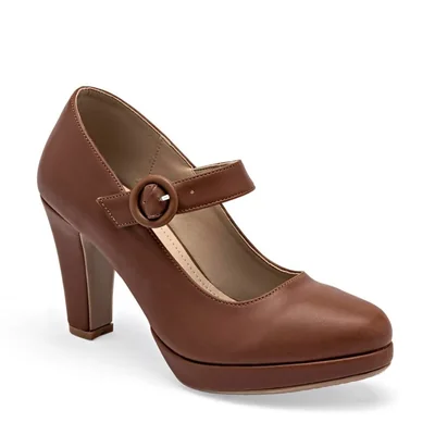 Poptops zapatilla para mujer camel cod 140773-E