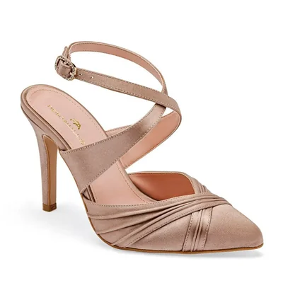 Pietro Alessandro zapatilla para mujer  beige satin cod 140767-E