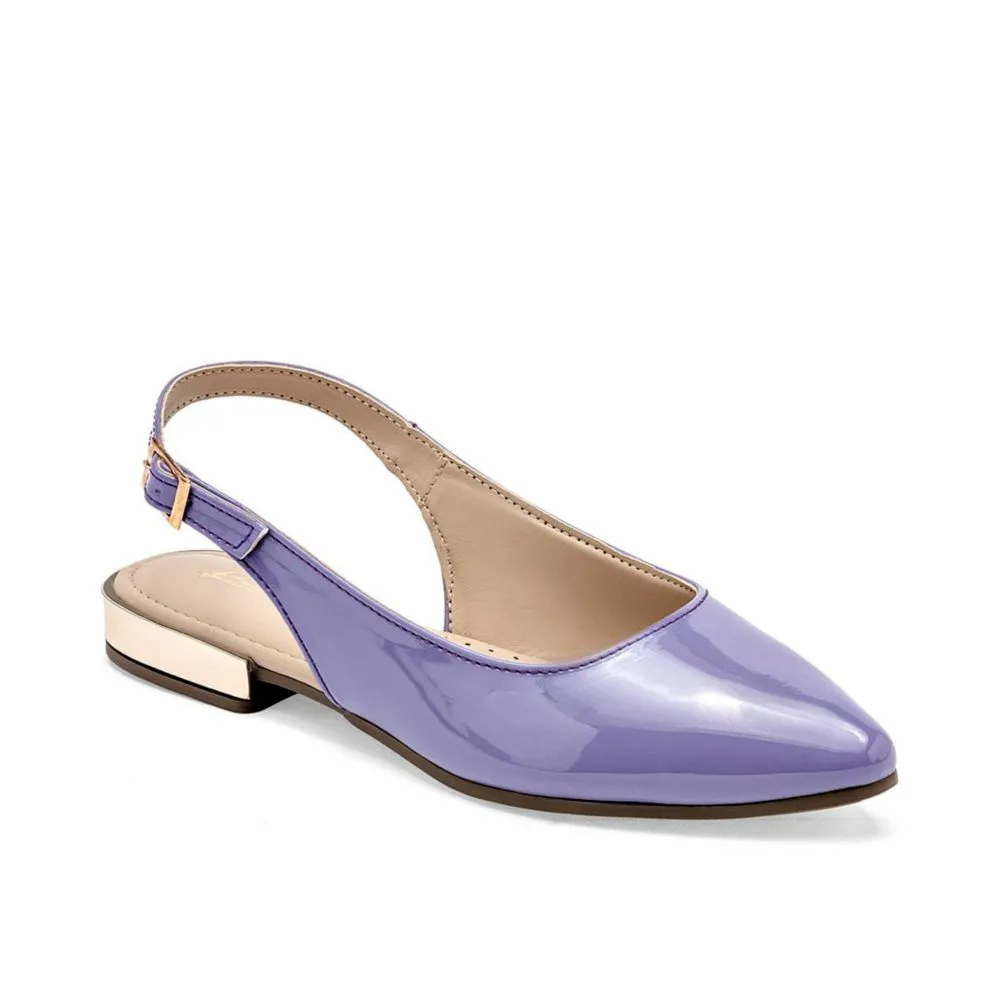 Been Class balerina destalonada para mujer morado cod 141474-E