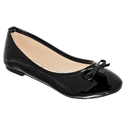 Sexy Girl Balerina para mujer negro charol, código 73666-1